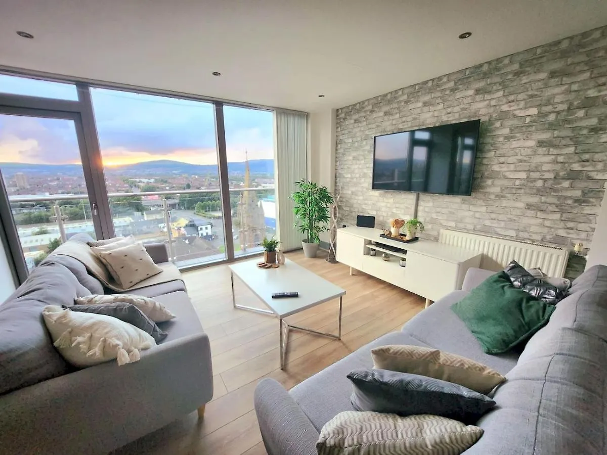 Appartamento Pass The Keys Stunning Penthouse With Balcony Sunset Views Belfast Regno Unito